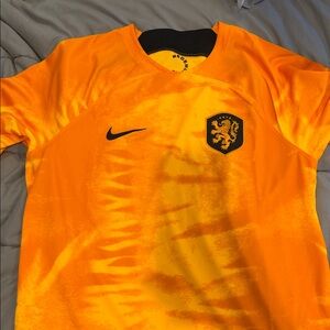 Nike Netherlands Bright Orange Soccer Jersey